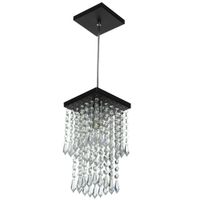 Foto do produto PENDENTE SPARK QUADRADO PRETO
