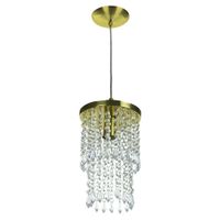 Foto do produto PENDENTE SPARK REDONDO DOURADO VERNIZ