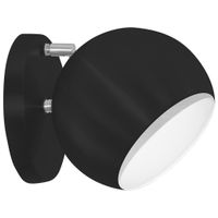 Foto do produto ARANDELA ARTICULADA RETRO BOLA PEQUENA PRETO