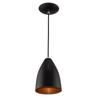Foto do produto PENDENTE VEGAS PRETO/COBRE