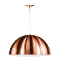 Foto do produto PENDENTE MEIA LUA 30CM COBRE VERNIZ