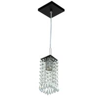 Foto do produto PENDENTE CLEARCRILLIC QUADRADO PRETO