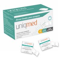 Foto do produto Alcool Swabs P/ Assepsia C/ 100un. UNIQMED