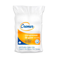 Foto do produto Compressa de Gaze 7,5 x 7,5cm C/ 500Un. 13 Fios ESTRELA CREMER