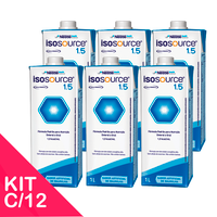 Foto do produto CX C/ 12Un ISOSOURCE 1.5 1L S/SACAROSE BAUNILHA S/ABERTO NESTLE