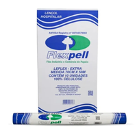 Foto do produto Lencol Papel 70cm X 50m EXTRA 100% Cel. Cx C/ 10Un. FLEXPELL