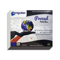Foto do produto Luva Nitrilica Cor PRETA | Sem Pó Cx C/ 20Un - LEMGRUBER