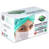 Foto do produto MASCARA DESCARTAVEL TRIPLA C/ELAST C/50 PROTDESC