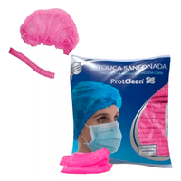 Foto do produto Touca Descartável Sanfonada Pct. C/ 100Un - PROTCLEAN