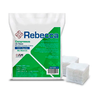 Foto do produto Compressa de Gaze 13 fios 7,5x7,5cm Pct. C/ 500Un. (REBECCA) AMED