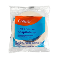 Foto do produto FITA ADESIVA 19mm X 50m HOSPITALAR BRANCO CREMER