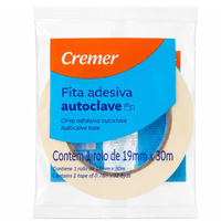 Foto do produto FITA ADESIVA 19mm X 30m AUTOCLAVE CREMER