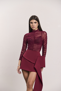 Foto do produto CAMISA DE TULE FRANZIDA