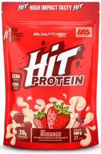 Foto do produto HIT PROTEIN- MORANGO 900G - ADAPTOGEN