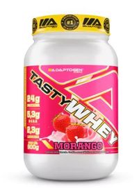Foto do produto TASTY WHEY SABOR MORANGO- 900G - ADAPTOGEN