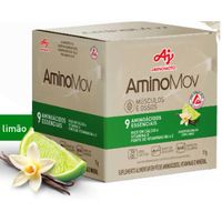 Foto do produto AMINOMOV 15 SACHÊS - SABOR BAUNILHA COM LIMÃO- AJINOMOTO
