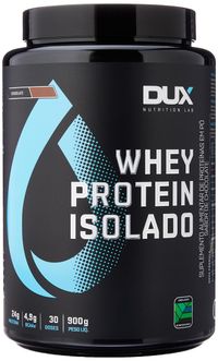 Foto do produto Whey Protein Isolado Chocolate Pote 900g – Contribui para os Resultados e Auxilia a Recuperação Muscular – Dux Human Hea