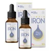 Foto do produto Kit 2x Liquid Iron For Baby & Kids 30ml Morango- True Source