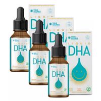 Foto do produto Kit 3x Liquid DHA 30ml Sabor Laranja - True Source