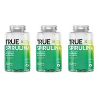 Foto do produto Kit 3x True Spirulina 600Mg - 120 Tabletes - True Source, True Source