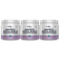 Foto do produto Kit 3x VITAMINAS E MINERAIS MAGNESIO + INOSITOL RELIEF 3.0 CAMOMILA E LAVANDA 350G - TRUE SOURCE
