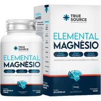 Foto do produto Magnesio Elemental 725MG - 60 CAPS - TRUE SOURCE