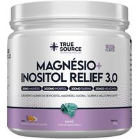 Foto do produto VITAMINAS E MINERAIS MAGNESIO + INOSITOL RELIEF 3.0 CAMOMILA E LAVANDA 350G - TRUE SOURCE