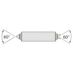 Foto do produto Barra Padrão 60º para Micrometro de Rosca INSIZE 150mm - 3281-SP66