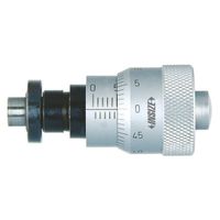 Foto do produto Cabeçote Micrométrico com Tambor Grande INSIZE 0 a 6,5mm x 0,01mm Haste Lisa e Ponta Plana - 6373-65W
