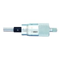 Foto do produto Cabeçote Micrométrico INSIZE 0 a 25mm x 0,01mm com Passo Rápido de 1mm e Haste Lisa - 6375-25W