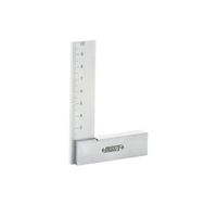 Foto do produto ESQUADRO PARA MECÂNICO COM BASE E RÉGUA GRADUADA INSIZE 75×50mm - 4711-75