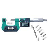 Foto do produto Micrômetro Digital para Rosca Externa INSIZE 225 a 250mm x 0,001mm com Pontas Inclusas - 3581-S250