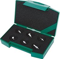 Foto do produto PONTA DE MEDIÇÃO E EXTENSÃO PARA RELÓGIO COMPARADOR INSIZE 6 peças x M2.5x0.45 | 6282-S6 - 6282-S6