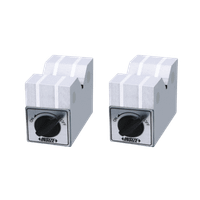 Foto do produto Par de Blocos em V Magnéticos INSIZE Ø6 a 125mm (150x50x100mm) - 6891-3