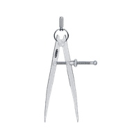 Foto do produto Compasso Para Traçagem Com Mola Aço Carbono INSIZE 150mm - 7260-150