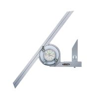 Foto do produto Transferidor de Ângulo Universal com Relógio INSIZE com Lâminas de 150 e 300mm 0 a 360 ° - 2373-360