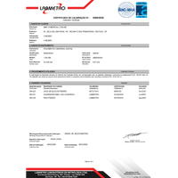 Foto do produto Certificado de Calibração RBC para Paquimetros