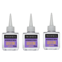 Foto do produto KIT REPARADOR PONTAS QUERATINA TRICÓFACIL 35ML 3UNID