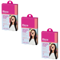 Foto do produto Kit fita Adesiva preta para retirada de cravos com 3 unidades 3746
