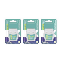 Foto do produto Kit fio dental Kess Basic 3 unidades com 100M 2003