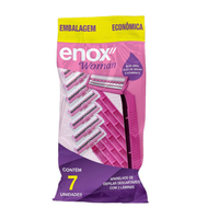 Foto do produto APARELHO DE BARBEAR DESCARTAVEL ENOX 2 FEMININO - 7 UNID 1763
