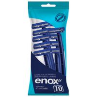 Foto do produto APARELHO DE BARBEAR DESCARTAVEL ENOX 2 LAMINAS (10 UNID) 1762