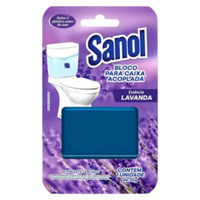Foto do produto BLOCO PARA CAIXA ACOPLADA LAVANDA 01 UNIDADE  35G SANOL 2577