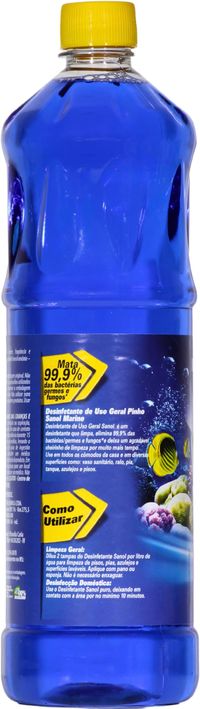 Foto do produto DESINFETANTE PINHO SANOL MARINE 1 LT  2122