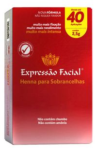 Foto do produto Henna Para Sobrancelhas Expressão Facial Tom Marrom 2,5g