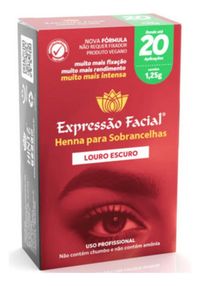 Foto do produto Henna Pocket Louro Escuro Exp. Facial Hintz 1,25g