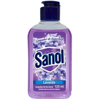 Foto do produto LIMPADOR CONCENTRADO DE SUPERFICIE LAVANDA 120ML SANOL 6243
