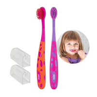 Foto do produto PACK COM 2 ESCOVAS DENTAIS FUN STEPS 2  2583 KESS