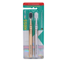 Foto do produto PACK COM 2 ESCOVAS DENTAIS KESS PRO 10K METALLIC EXTRA MACIAS 2538