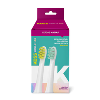 Foto do produto REFIL PARA ESCOVA DENTAL ELETRICA KESS SONI-K 100 2 UN  2526